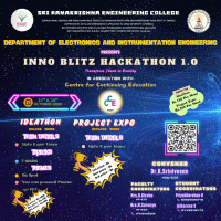 INNO BLITZ HACKATHON 1.O Hackathon Poster